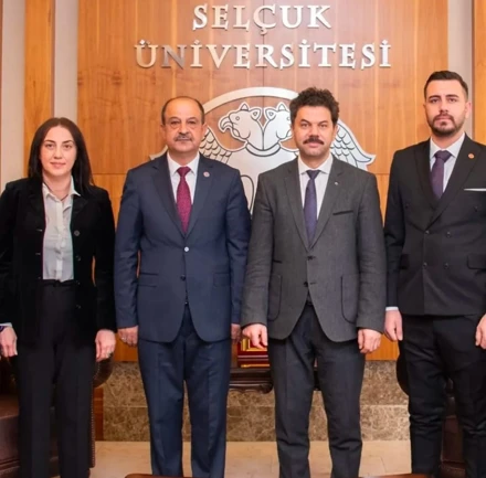 Selçuk Üniversitesi Rektörü Sayın Prof. Dr. Hüseyin YILMAZ' a Ziyaret